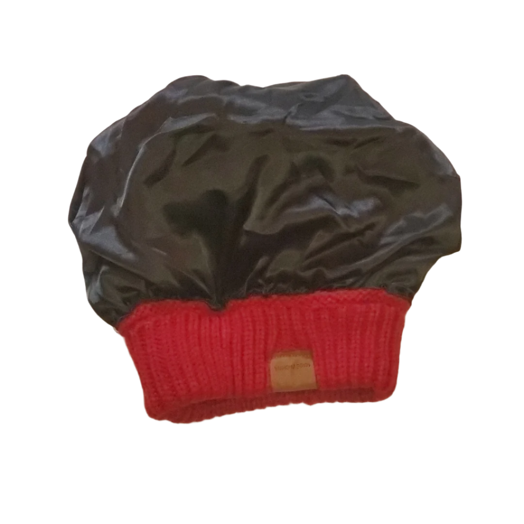 Forever Jasmine Satin Lined Beanie Cap w/ Pom Pom
